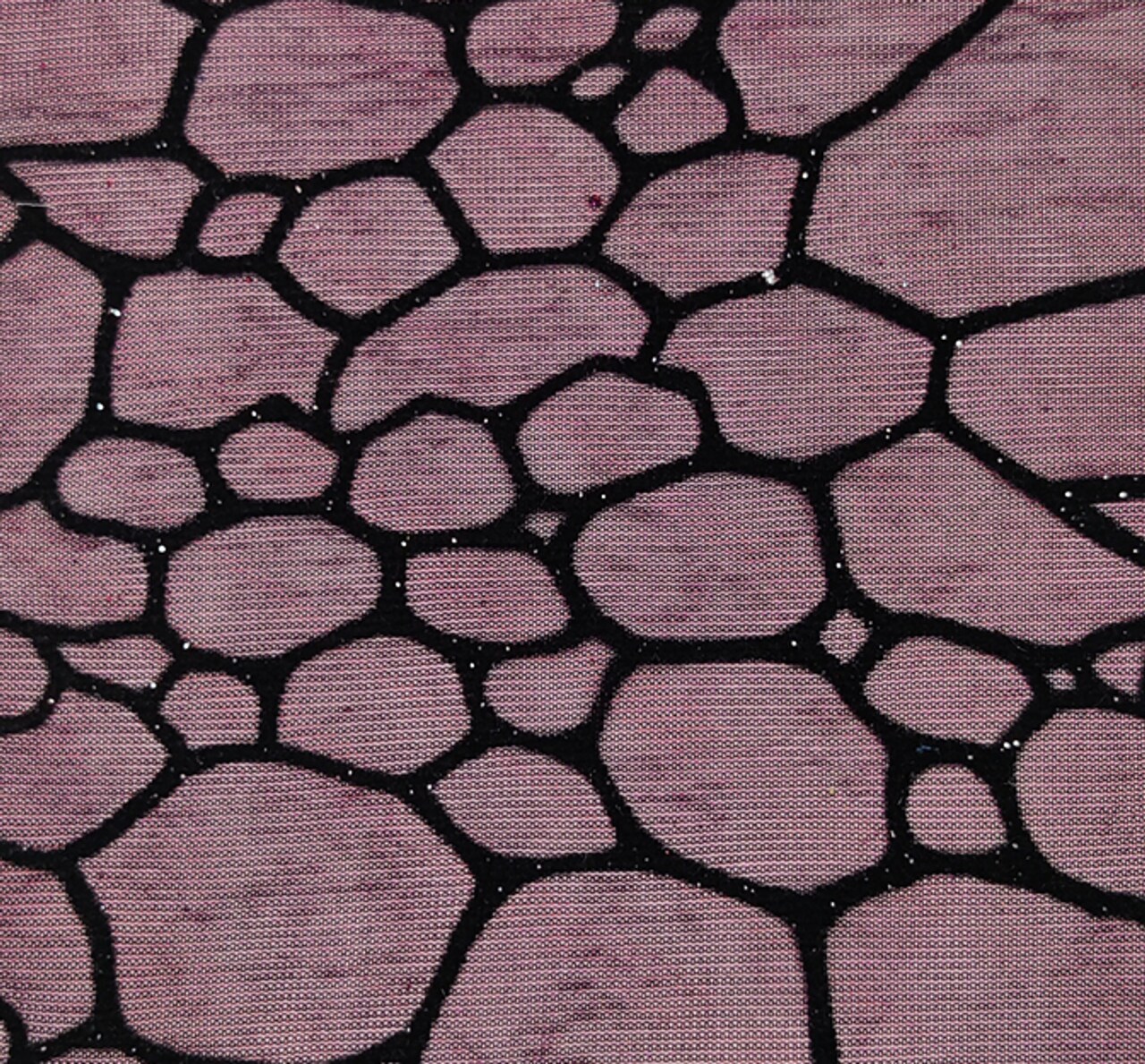 1 Yard 2 Tone Red/Black Metallic Swing Knit 58/60" Wide, Lightweight Polyester & Nylon Fabric